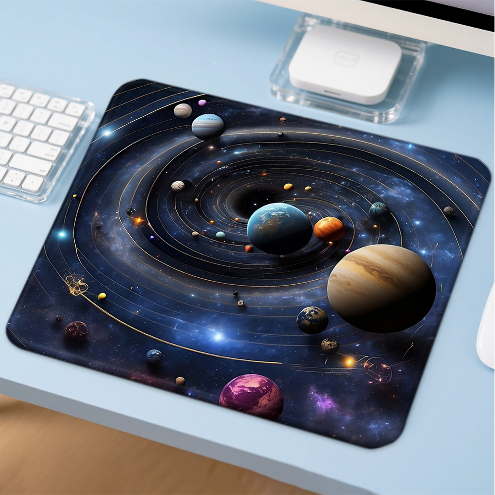 Gaming Accessories Companies - Mosepad ユニバースコンピュータマットデスクアクセサリー Pc ゲーマーマウスパッド会社ゲームマットマウスアニメマウステーブル装飾