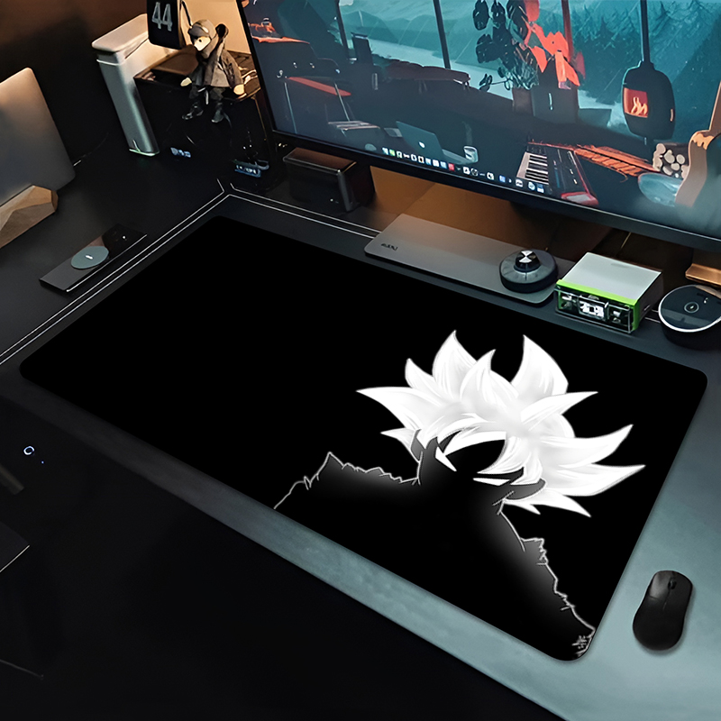 Gaming Accessories For Pc - DBZ ブラックアニメマウスパッドドラゴンボール大型 PC コンピュータデスクマット抗摩耗ゲーミングマウスパッドキーボードゲーマーアクセサリーテーブルパッド