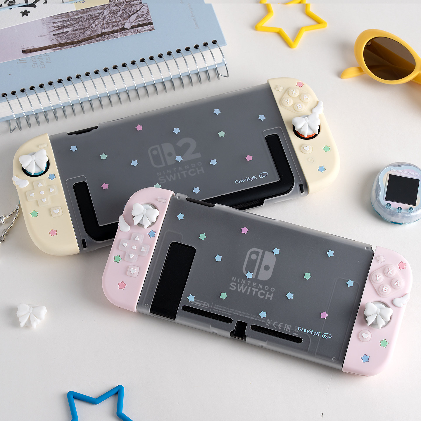 Gaming Accessories Kids - オリジナル保護ケーススイッチ 2 Oled Ns スターボウウィングソフトシリコンジョイコンコントローラカバーゲームアクセサリー