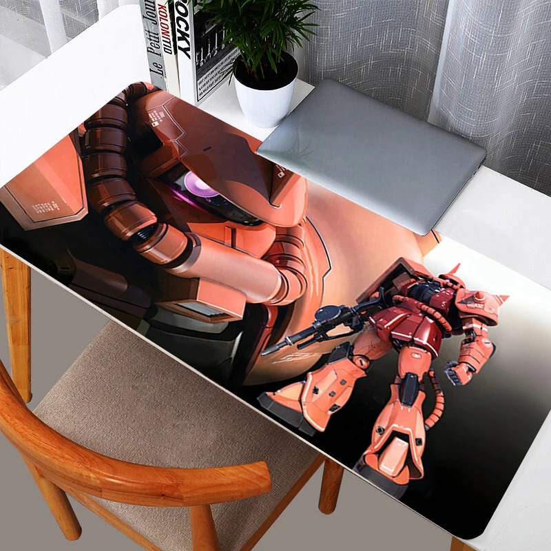 Gaming Accessories For Pc - 90 × 40 センチメートルガンダムザク II マウスパッドゲーマー大型コンピュータノートブック