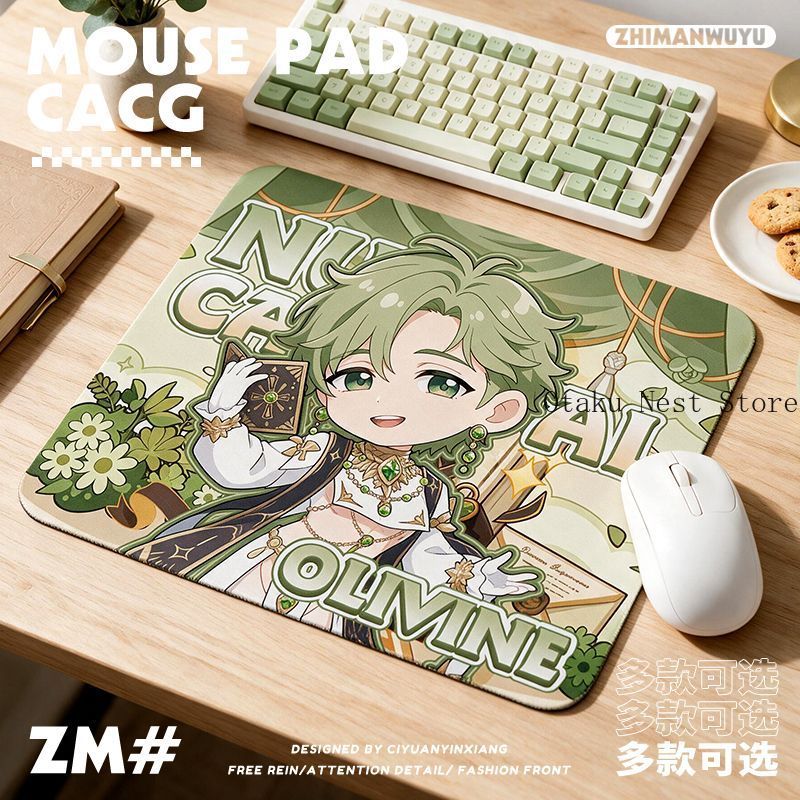 Gaming Accessories Japan - NU: カーニバル・オリビン・ヤクモ・エドモンド・クイル マウスパッド 大型ゲーミングデスクマット 滑り止めキーボードマット デスクアクセサリー