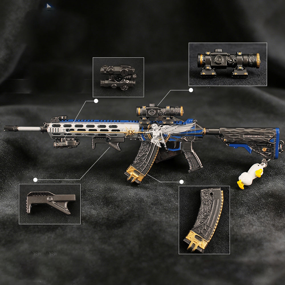 Gaming Accessories Kids - 22cm着脱式おもちゃ銃キーホルダー金属製モデルディスプレイ＆コレクタブルギフトCSゲーム周辺機器アクセサリー子供用おもちゃZG440