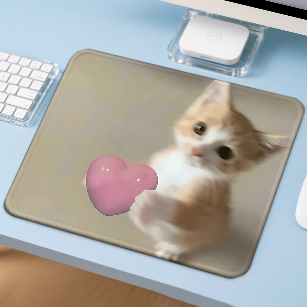 Mosepad かわいい面白い猫コンピュータマットデスクアク - Gaming Accessories Companies のレビューと価格