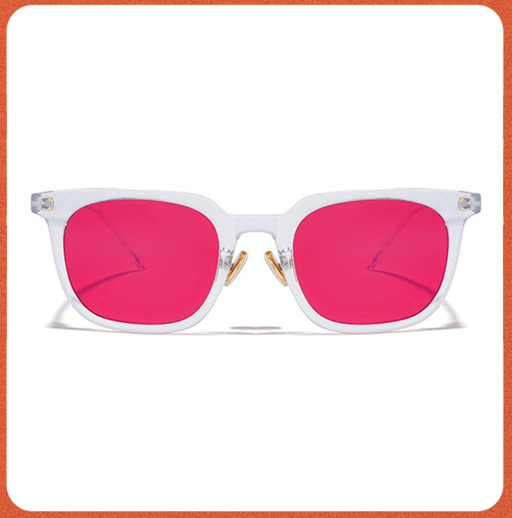 100% ブルーライト遮断メガネ クリアフレーム 着色レンズ - Gaming Glasses Tinted のレビューと価格