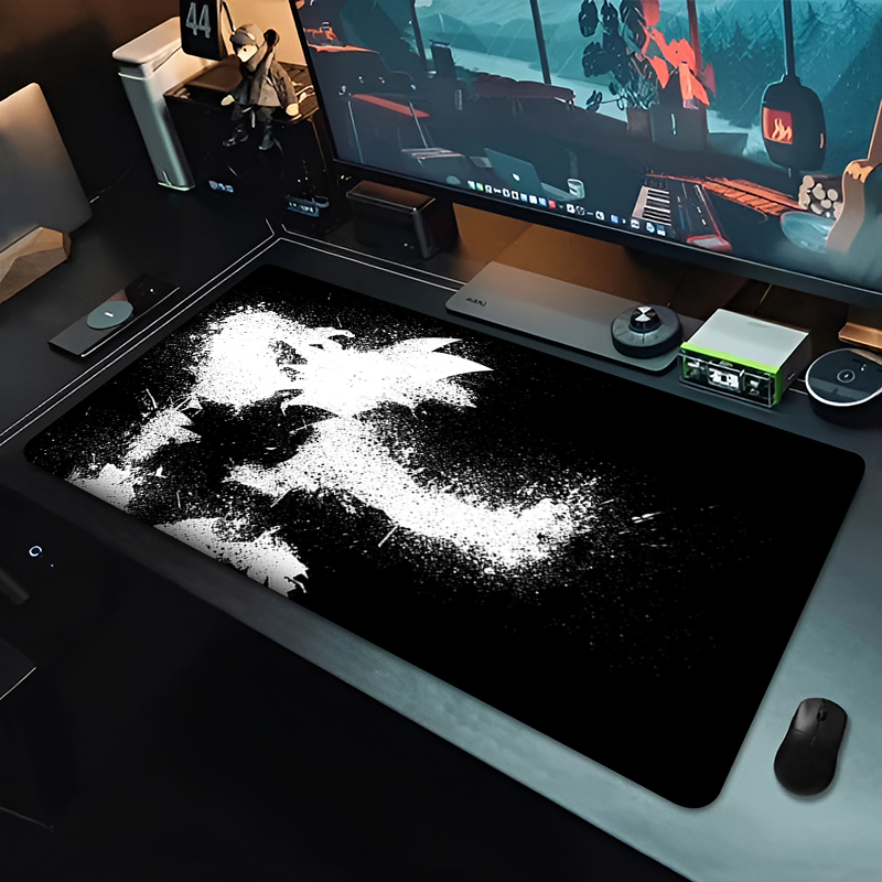 DBZ ブラックアニメマウスパッドドラゴンボール大型 PC  - Gaming Accessories For Pc のレビューと価格