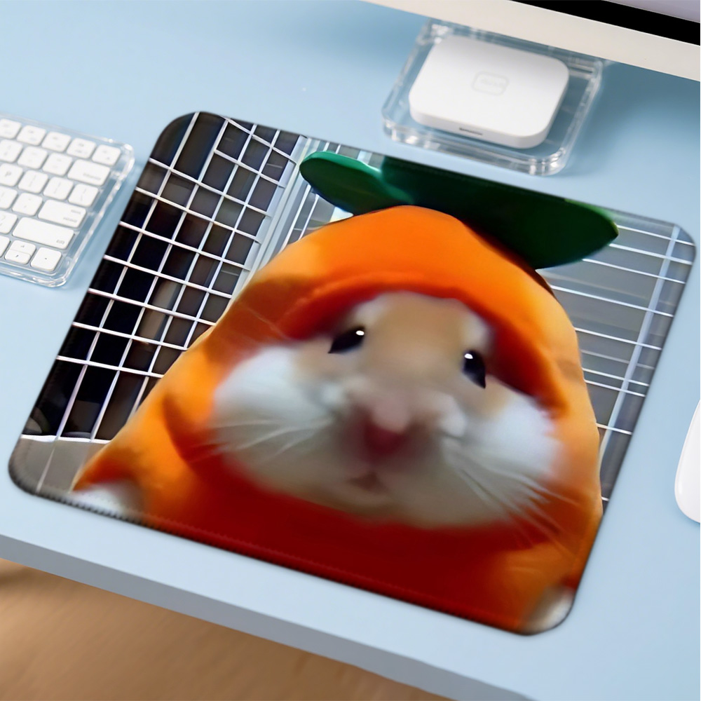 Mosepad かわいいハムスターコンピュータマットデスクア - Gaming Accessories Companies のレビューと価格