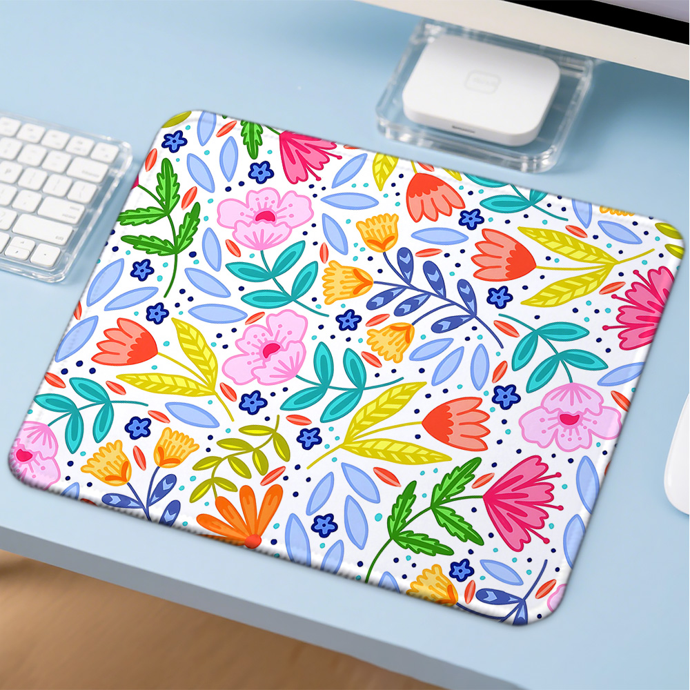 Mosepad 散在花柄コンピュータマットデスクアクセサリー - Gaming Accessories Companies のレビューと価格