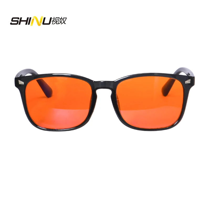 SHINU オレンジ色のブルーライトカットメガネ、オレンジレ - Gaming Glasses Tinted のレビューと価格