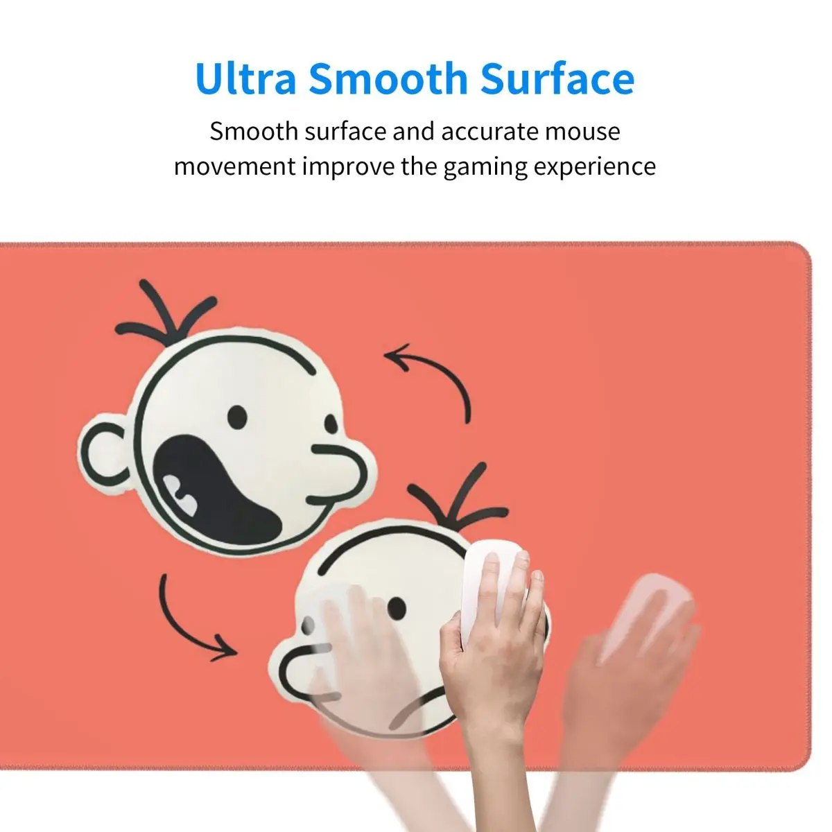 大型マウスパッド弱虫キッドの日記グループゲーマーPCラップト - Gaming Accessories Kids のレビューと価格
