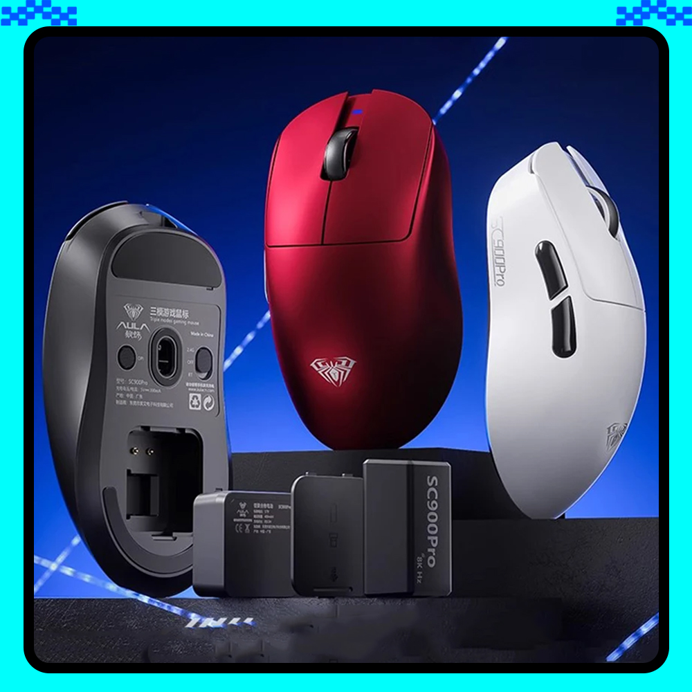 AULA SC900 マウスマウス Paw3950 トライモ - Gaming Accessories For Pc のレビューと価格