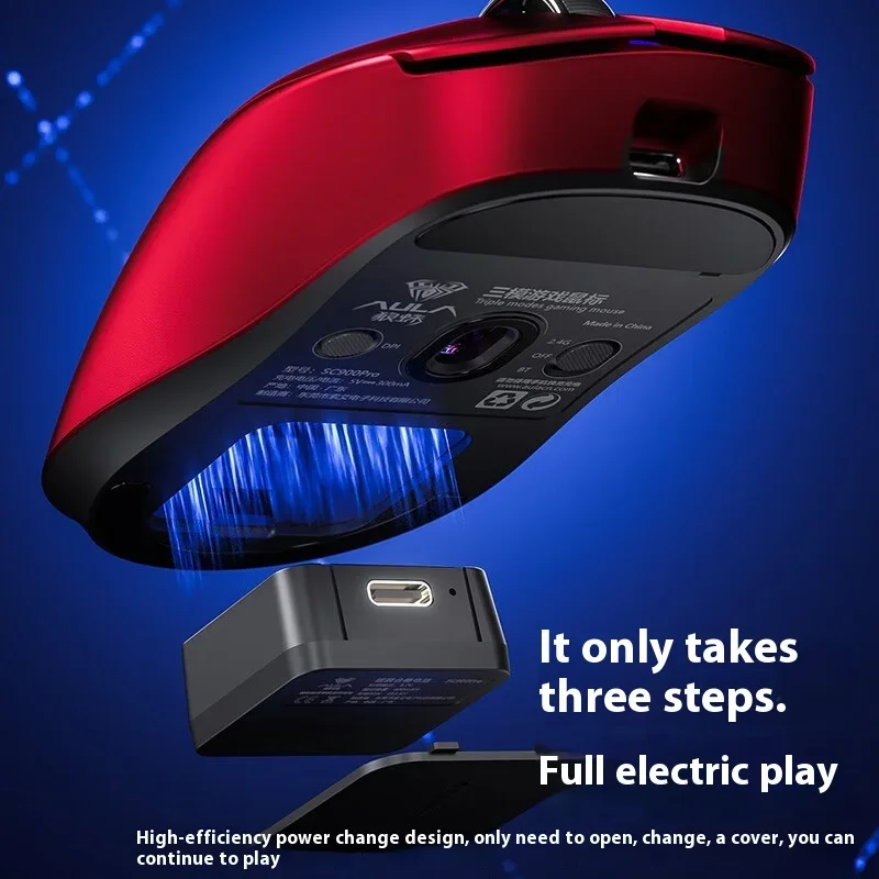 AULA SC900 マウスマウス Paw3950 トライモ - Gaming Accessories For Pc のレビューと価格