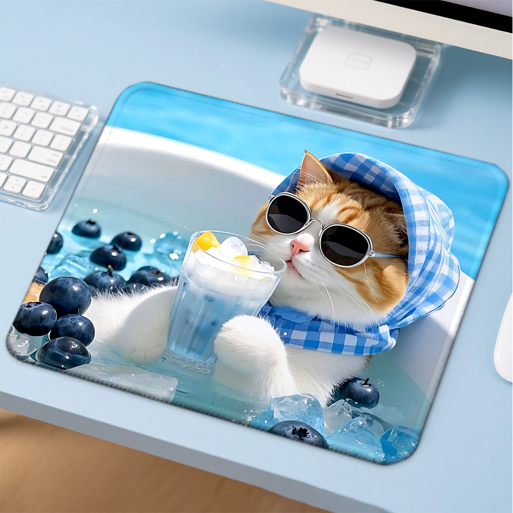 Mosepad かわいい面白い猫コンピュータマットデスクアク - Gaming Accessories Companies のレビューと価格