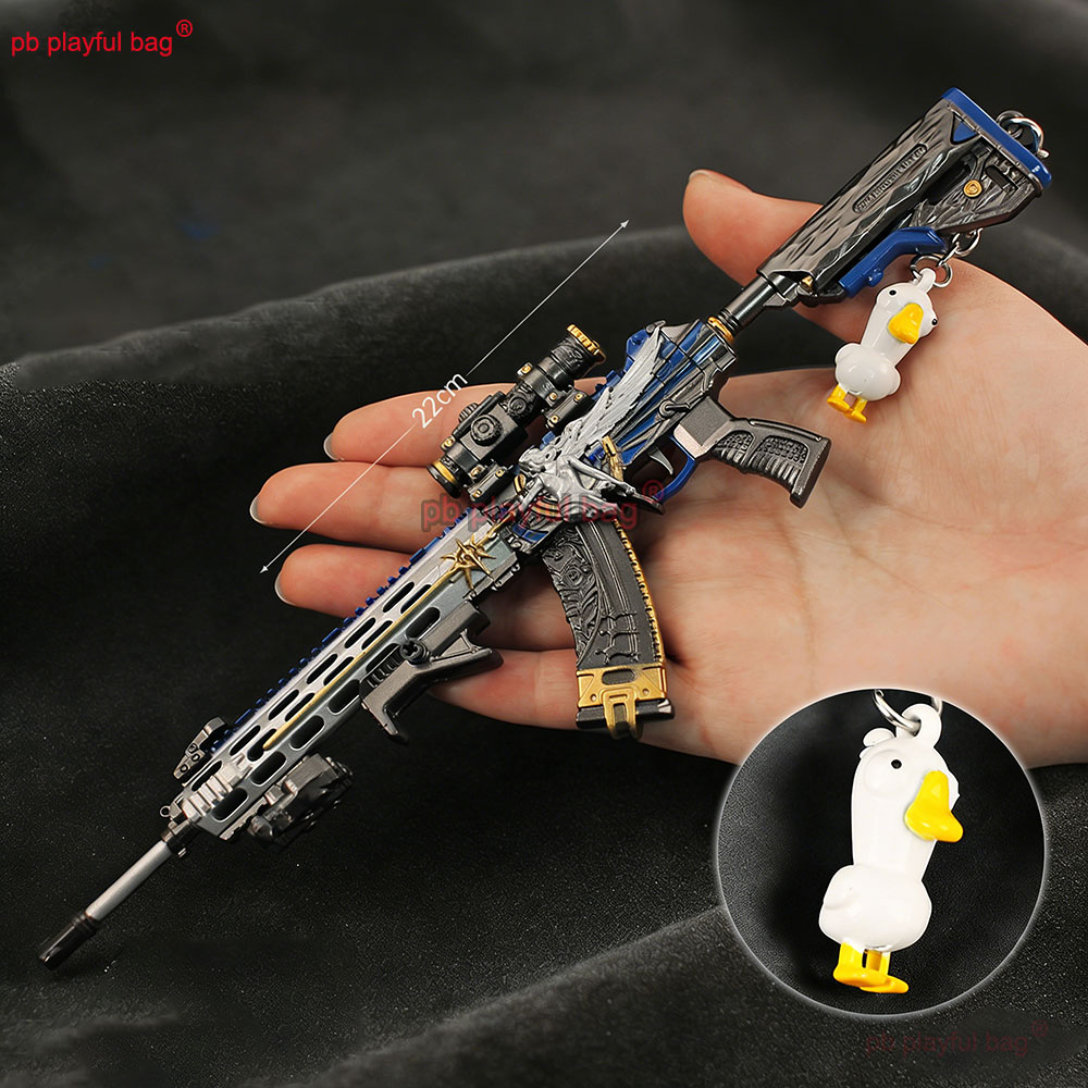 22cm着脱式おもちゃ銃キーホルダー金属製モデルディスプレイ - Gaming Accessories Kids のレビューと価格
